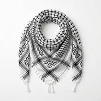 En svartvit palestinasjal