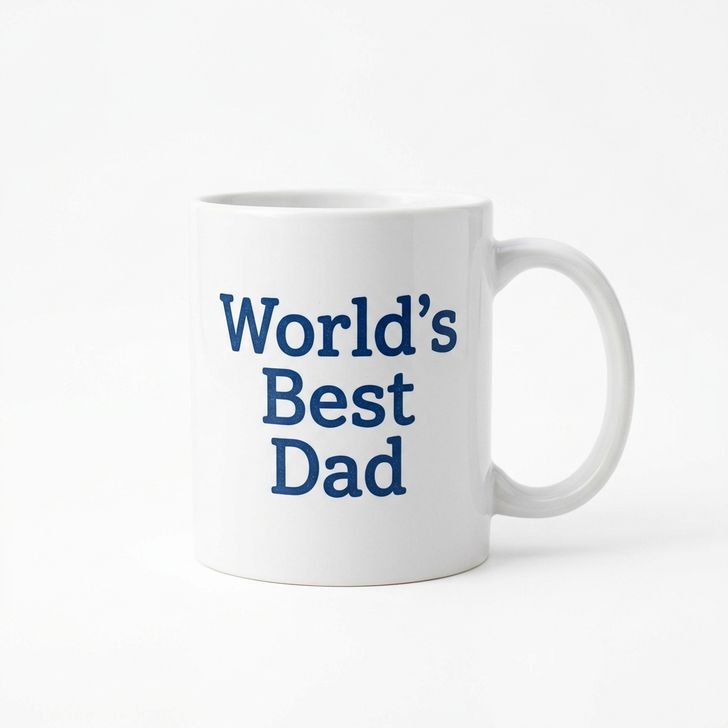Worlds best dad-mugg
